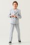 Gofre Double-Breasted Boy's Suit Stretch Fabric (with Gamboç Case Gift) - 2