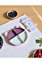 Buddy Food Plate, 7 Piece Cat Tray Plate Set for Babies and Children - Pink Purple Beige - 3