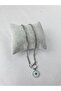 Eye Detailed Steel Necklace - 4