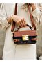 359 Women's Bag Gold Accessory Brown Brown 3 Compartment Shoulder and Hand Bag - 8