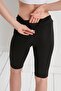 Black Shorts Leggings with Pockets - 4