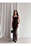 Women's Maxi Dress - Brown - 2