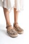 Women's Genuine Leather Soft Sole Wedge Heel Sandals 7259 - 5