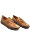 Şebik Genuine Leather Orthopedic Women's Casual Shoes Taba - 2