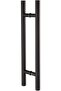 60cm L 45cm hole to hole Stainless Steel Push Pull Door Handle/Barn Door Pull Handle/Glass Pulls, Ma