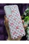 OPPO A16 / OPPO A55 Compatible Clear Phone Case with Ribbon and Cherry Pattern - 3