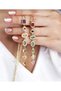 Colorful Stone Y Steel Necklace - 4