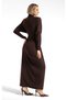 Silvia Buckled Brown Dress - 5