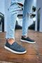 Flat Men's Casual Shoes Anthracite - 4