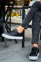 Lace-Up Men's Casual Shoes Black - 4
