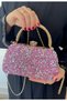 Women's Crystal-Embellished Evening Bag, Special Occasion Bag, Graduation Bag, Valentine's Day Bag - 5