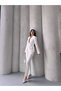 Women's Buckle Belt, Detailed Snap-Front Jacket, and Palazzo Pants—A Stylish Suit - 3