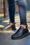 Lace-Up Men's Sports Shoes Black