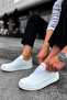 Flat Men's Casual Shoes White - 4