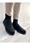Plain Knitwear Men's Sneaker Boots Black - 3