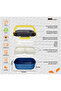 YAH Bento Lunch Box - Leak-Proof, BPA-Free, 2 Layers, Microwave & Dishwasher Safe, Includes Cutlery - 4