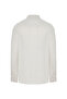 Men's Beige Regular Fit Long Sleeve Linen Blend Shirt - 2
