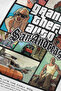 تي شيرت Gta San Andreas Back مطبوع Semi قصة فضفاضة أبيض 1364 - 5