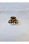 Leopard Pattern Bone Clothespin Buckle 4 cm (1 Pcs) - 2