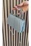 Women's Silver Crystal Large Stone Evening Dress Bag Special Occasion Bag - 6