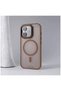 غطاء متوافق مع هاتف Apple iPhone 12، طراز M-Safe Vault، مصنوع من السيليكون (إطار معدني)، لون "ديزرت تيتانيوم".
