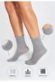 Bamboo Women's Gray Ruffled Elastic Seamless Women's Socks 3-Piece Gray Socks/Non-Marking/Non-Tightening Socks - 3
