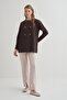 Double Breasted Maxi Steel Knitted Cardigan - 3