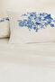 Melanie 100% Cotton 2-Piece Pillow Case Blue