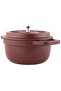 قدر صلب أحمر من AMERCOOK مقاس 18 سم - 6