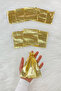 Gold Lame Pouch 50 Pieces Size 12x14cm, Henna Cookie Nuts Gold Jewelry Promise Gift Bundle