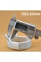 USB C to USB C Cable 60W Fast Charging, 1M White USB 2.0 Type-C Charging Cord - 4