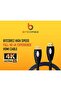Bitcorez HDMI Copper Cable 2M - Support 3D and 4K (Gold Plated) 30AWG 60hz Jacket: PVC Black - 5