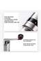 Manual Coffee Grinder with 6-Level Adjustment, Portable Hand Crank Silver - 2