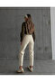 Freya Women's Cream Lycra Mom Jeans Denim Boyfrend Trousers - 3
