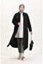 Plus Size Zip-Up Denim Tunic 35301-02 Black
