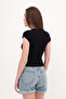 Buttoned Basic T-Shirt P0377 - 5
