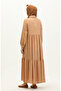 Polka dot dress 1897-02 mustard cream - 5