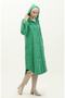 Tweed Hooded cap 0256-04 green - 2