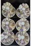 Silver Gold Porcelain Hand Decor Painting Cup Set and Turkish Delight Bowl - 2