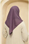2015-09 Purple Chiffon Scarf - 3