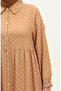 Polka dot dress 1897-02 mustard cream - 4