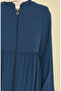 Gathered abaya 5042-05 indigo - 5