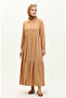 Polka dot dress 1897-02 mustard cream