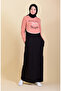 مطبوع فستان رياضي 9026-05 أسود