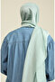 Madame Mary Aerobin Shawl 19078-07 Nefti Green - 4