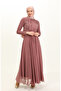 Beaded evening dress 5589-03 dusty rose