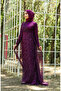 Sequined tulle evening dress 5345-03 purple - 2