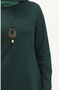 Emerald Green Necklace Tunic and Trousers Set - 0704-01 - 4