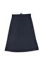 Women's Elastic Waist Lined Thin Combed Cloth Bell Skirt - 3