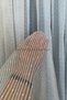 1-2 Sparse Tulle Curtain with Top down Striped Dot Pattern, Does Not Crease Tulle Curtain with Lead on Hem - 3